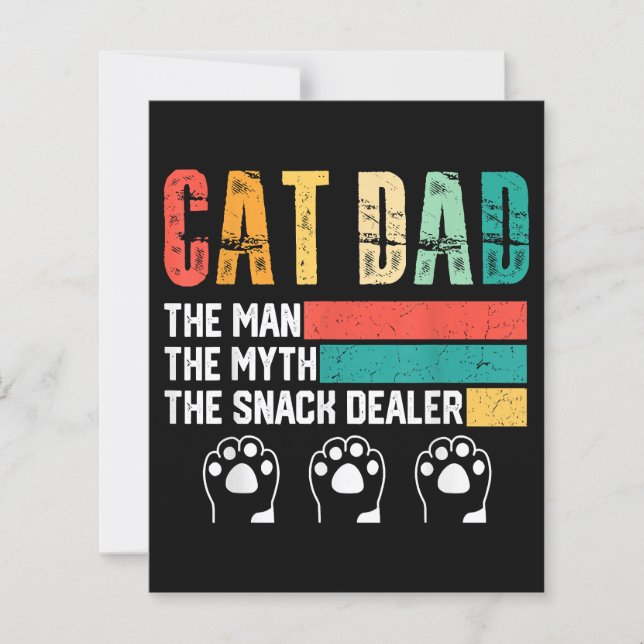 Vatertag Cat Vater (Vorderseite)