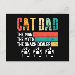 Vatertag Cat Vater Feiertagspostkarte