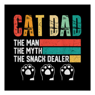 Vatertag Cat Vater Poster