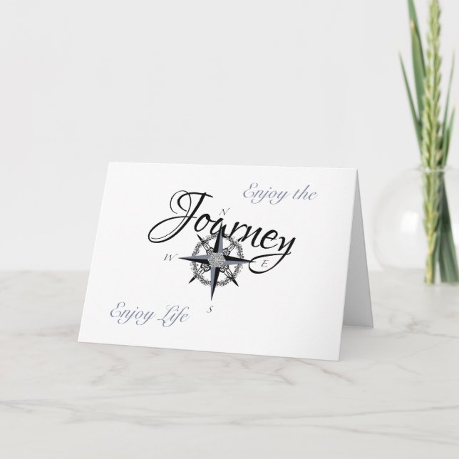 Vatertag- Compass-Rose - Genießen Sie die Lebenska Karte (Vorderseite)