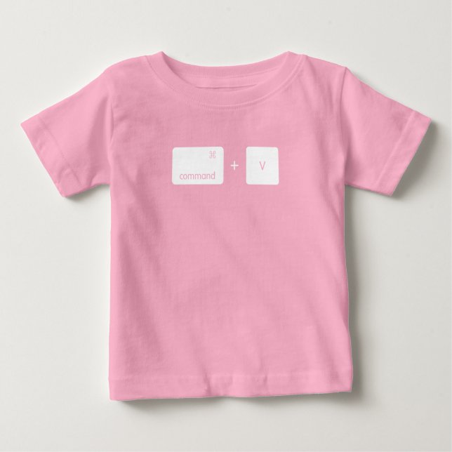Vatertag Copy & Paste Duo Design Baby T-shirt (Vorderseite)