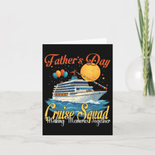 Vatertag Cruise Cruising Squad 2025 Funny Vater V Karte