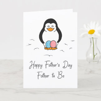 Vatertag Dad-to-Be von Jungen- und Mädchen-Zwillin Karte