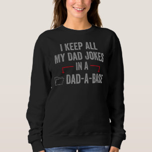 Vatertag Dadabase Behielt ich alle meine Vater-Wit Sweatshirt