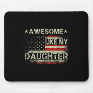 Vatertag Daddy Funny Phantastisch wie meine Tochte Mousepad