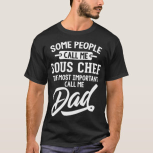 Vatertag Design für einen Sous Koch Skateboard Ber T-Shirt