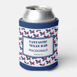 Vatertag FANTASTIC TEXAN VATER Personalisiert Dosenkühler