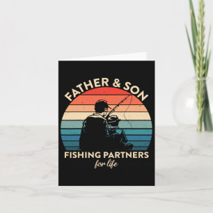 Vatertag Fischen für Vater Vatertag von Sohn F Karte