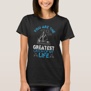Vatertag Fischerei Fischer 6 T-Shirt