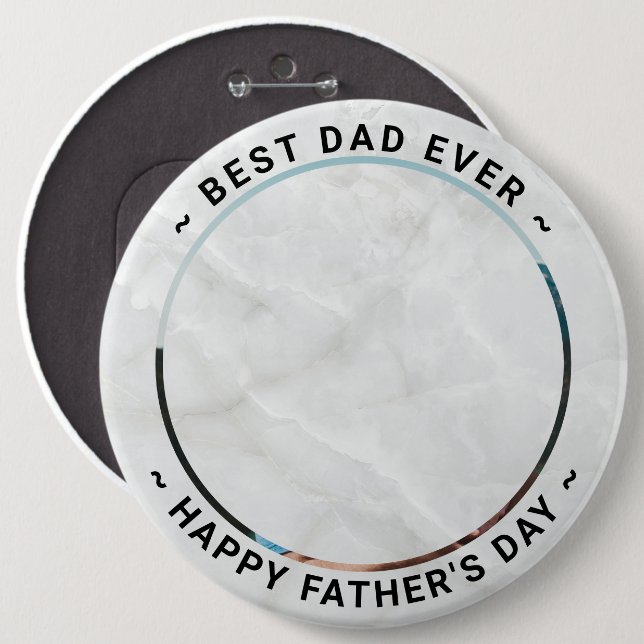 Vatertag Foto Button (Vorne & Hinten)