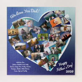 Vatertag Foto Collage Geschenk Custom Puzzle