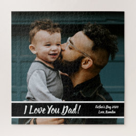 Vatertag Foto Geschenk Custom Puzzle
