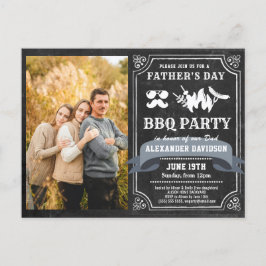 Vatertag Foto GRILLEN Party Einladung Postkarte