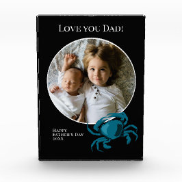 Vatertag Foto mit Blue Crab