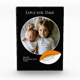 Vatertag Foto mit Fußball