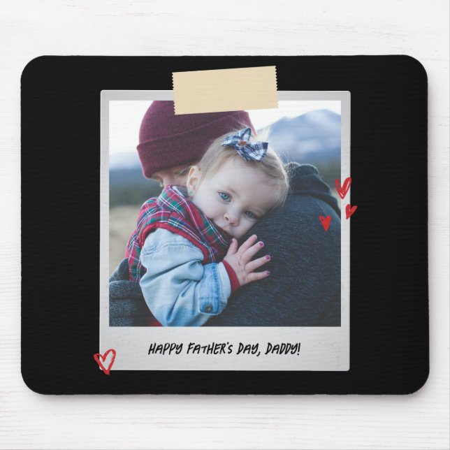 Vatertag Foto New Dad Cool Daddy Mousepad (Vorne)