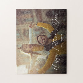 Vatertag Foto Personalisiertes Papa-Geschenk Famil Puzzle