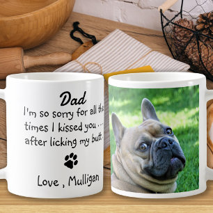 Vatertag - Funny Dog Vater Haustier Foto Kaffeetasse