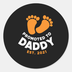 Vatertag   Für Daddy 2021 Runder Aufkleber