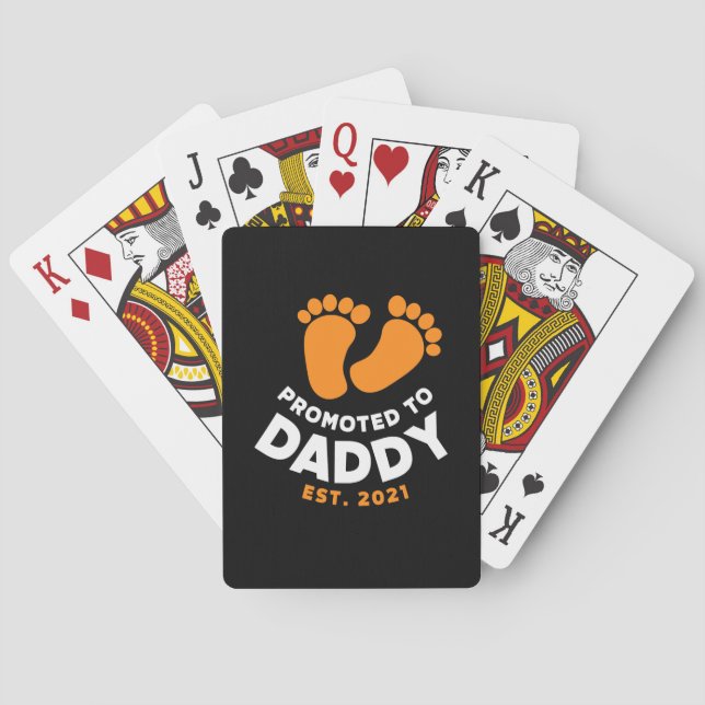 Vatertag | Für Daddy 2021 Spielkarten (Rückseite)