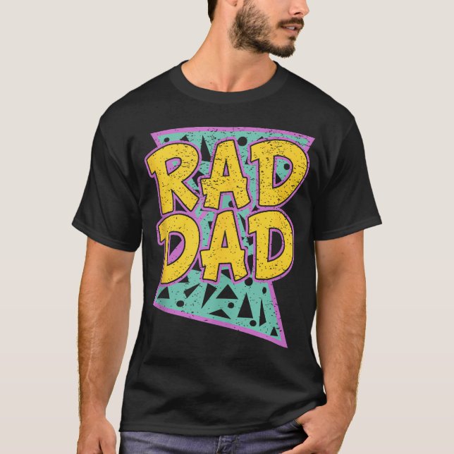 Vatertag Für Daddy Rad T-Shirt (Vorderseite)