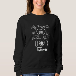 Vatertag für Emt-Vater von Sohn-Tochter-Kindern Sweatshirt