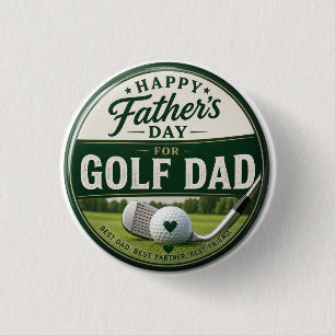Vatertag für Golf-Daddy  Button