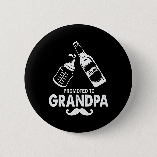 Vatertag für Großvater Button (Vorderseite)