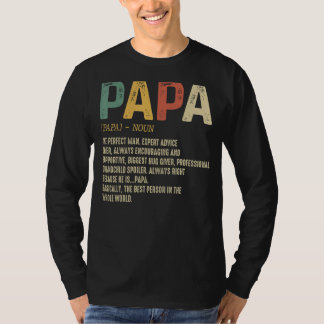 Vatertag für Männer Vater Papa Definition Opa T-Shirt