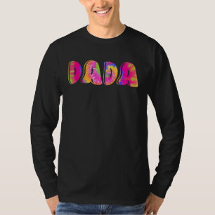 Vatertag Für Neuen Vater Dada Ihm Papa Tie Dye Da T-Shirt