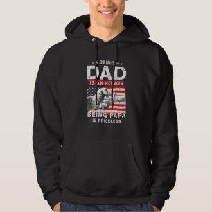 Vatertag für Vater Eine Ehre Papa zu sein ist pric Hoodie