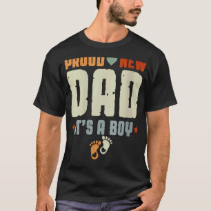 Vatertag für Vater Männer stolz New Dad sein Junge T-Shirt