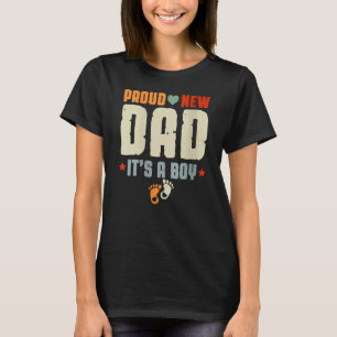 Vatertag für Vater Männer stolz New Dad sein Junge T-Shirt