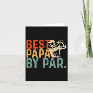 Vatertag Geburtstag Beste Papa Par für Golf Vater Karte