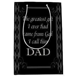 Vatertag - Geburtstag "Bestes Geschenk I" Mittlere Geschenktüte