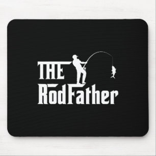 Vatertag Geschenk Angelvater Lustiger Vater Mousepad