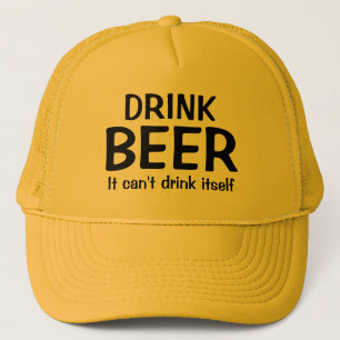 Vatertag Geschenk Baseball Neuheit DRINK BIER Truckerkappe