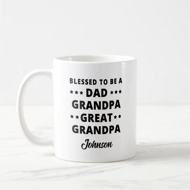 Vatertag Geschenk für Großopfer Kaffeetasse (Links)