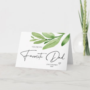 Vatertag Geschenk für Vater von Tochter und Sohn Karte