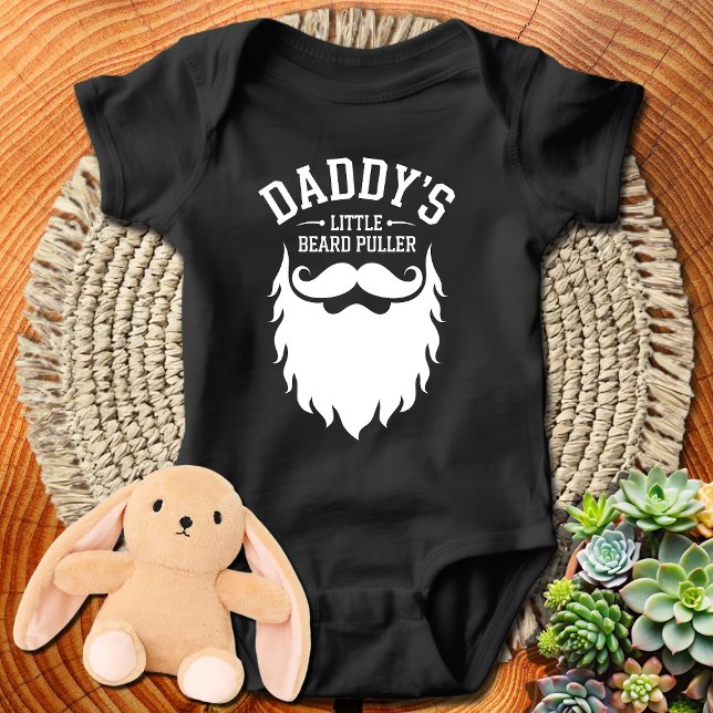 Vatertag Geschenk, Papa's Little Bart Puller Baby Strampler (Von Creator hochgeladen)