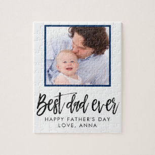 Vatertag Geschenk Personalisierter Bester Vater je Puzzle