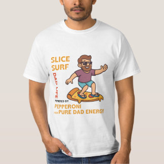 Vatertag Geschenk - Slice Surf Vater T-Shirt