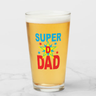 Vatertag Geschenk - Super Hero Vater Trinken Glas