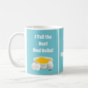 Vatertag Geschenk Vater Jokes Pun Food Eggs Cartoo Kaffeetasse