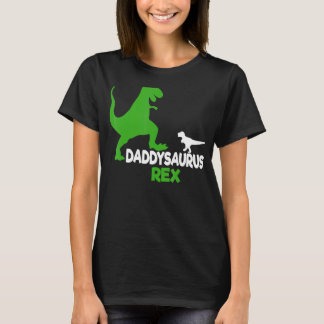 Vatertag Geschenkidee Daddysaurus Rex T-Shirt