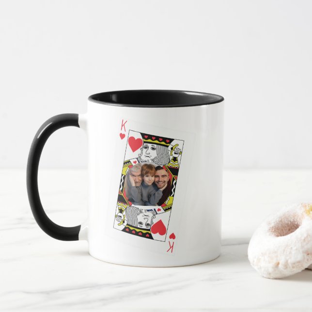 Vatertag Geschenkidee | Foto spielen Tasse (Mit Donut)