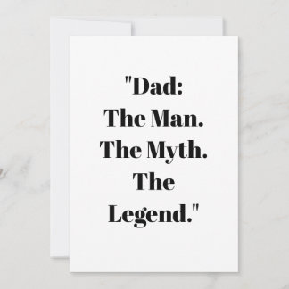 Vatertag-Geschenkkarte Karte