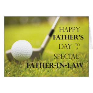 Vatertag-Golf-Ball im Gras