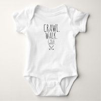 Vatertag Golfer Crawl Laufen Golf Baby Dusche 