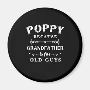 Vatertag Großvater für alte Typ Magnet